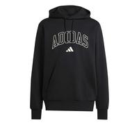 adidas Herren Collegiate Script Graphic Hoodie Sweatshirt, Black, L