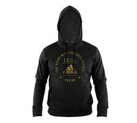 adidas Herren Community Hoodie Boxing Kapuzenpullover, Schwarz/Gold, XS