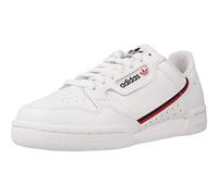 Adidas Herren Continental 80 Gymnastikschuhe, Weiß (Ftwr White/Scarlet/Collegiate Navy), 38 EU