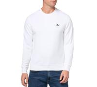 adidas Herren Core Crew Neck Sweatshirt, Weiß/Weiß, L