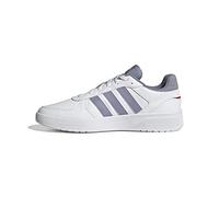 Adidas Herren CourtBeat Court Lifestyle Shoes, Cloud White/Silver Violet/Better Scarlet, 44 2/3 EU