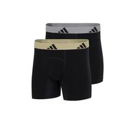 adidas Herren Ergonomic Boxer Brief (2 Pack) - Active Flex Cotton Ergonomic | Boxershorts - Bequeme Unterwäsche