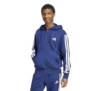 Adidas Sweatjacke Essentials 3‑Streifen mit Viskose-Anteil und Label-Stitching Marine L