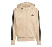 adidas Herren Essential Three Stripes Fleece Zipper Hoodie, warm Sandstone/Black, 3XL