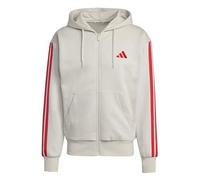 Adidas Sportswear Sweatjacke mit Kapuze Essentials 3-Streifen KD4828 Beige Größe S