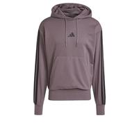 adidas Herren Essential Three Stripes French Terry Hoodie, Grey Strata/Black, XS