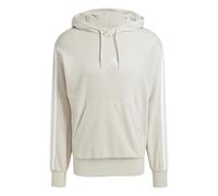 ADIDAS Herren Kapuzensweat Essentials 3-Streifen French Terry WONALU/WHITE - Gr. - M