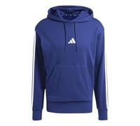 Adidas Kapuzenpullover Essentials 3-Stripes French Terry – Dunkelblau/Weiß – L
