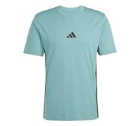 ADIDAS Herren Shirt Essentials 3-Streifen Single Jersey (JX0732) M POWTEA/BLACK