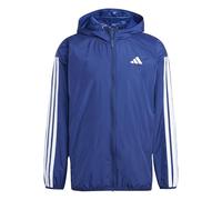 adidas Herren Essential Three Stripes Windbreaker Coat, Dark Blue/White, XXL