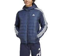 adidas Herren Essentials 3-Stripes Insulated Hooded Hybrid Jacket, Legend Ink, M