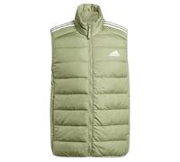 adidas Herren Essentials 3-Stripes Light Down Vest, tent green, L