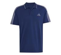 Essentials 3-Streifen Pikee-Poloshirt Team Navy Blue 2 / White XL