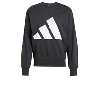 adidas Herren Essentials Big Logo French Terry Sweatshirt, Black/White, S