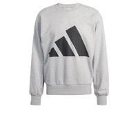 adidas Essentials Big Logo Sweatshirt French Terry grau schwarz - L