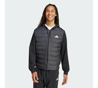 adidas Sportswear Steppjacke mit Kapuze und Logo in Black, Größe L