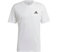 ADIDAS Herren Essentials Embroidered Small Logo T-Shirt (GK9640) XXL Weiß/Schwarz