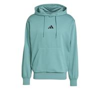 Kapuzensweatshirt ADIDAS SPORTSWEAR "M FEELCOZY HD", Herren, Gr. XL, preloved teal, Obermaterial: 70% Baumwolle, 30% Polyester, sportlich, Langarm, Sweatshirts (61282012-XL) preloved teal