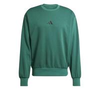 Adidas Herren Essentials FEELCOZY Fleece Sweatshirt, Collegiate Green/Black, S