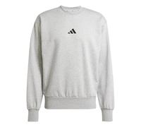 adidas Herren Essentials FEELCOZY Fleece Sweatshirt, medium Grey Heather/Black, L
