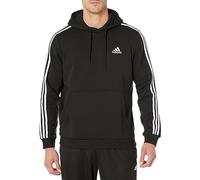 Adidas Herren Essentials Fleece 3-Stripes Hoodie, Black, XS