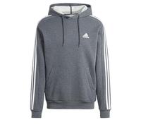 Adidas Herren Essentials Fleece 3-Stripes Hoodie, Dark Grey Heather, M