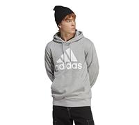 adidas Herren Essentials French Terry Big Logo Hoodie, Medium Grey Heather, L