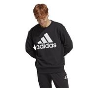 adidas Herren Essentials French Terry Big Logo Sweatshirt, Black, XXL
