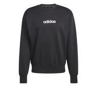 Adidas Sweatshirt Essentials Linear Fleece – Größe M – Schwarz/Weiß