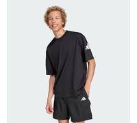 adidas Essentials Loose Fit 3-Streifen Logo T-Shirt Herren JF3615 - black/white L