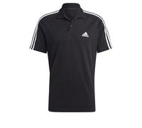 ADIDAS Herren Polo Essentials Piqué Embroidered Small Logo 3-Streifen BLACK/WHITE S (4066745365718)