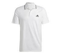 Poloshirt ADIDAS SPORTSWEAR "ESSENTIALS PIQUÉ SMALL LOGO" Gr. L, weiß (white) Herren Shirts Kurzarm (88797055-L)