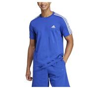 adidas Herren Essentials Single Jersey 3-Stripes Tee, semi Blue Burst, S