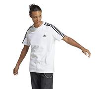 Adidas T-Shirt Essentials Single Jersey 3-Streifen Herren Weiß XXL