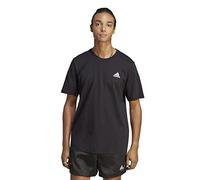 adidas Herren Essentials Single Jersey Embroidered Small Logo Tee, Black, L