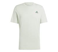 adidas Herren Essentials Single Jersey Embroidered Small Logo Tee, Linen Green, S