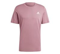 adidas Herren Essentials Single Jersey Embroidered Small Logo Tee, preloved Crimson, S