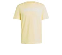 adidas Herren Essentials Single Jersey Linear Embroidered Logo Tee, Almost Yellow F22, XS