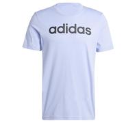 adidas Herren T-Shirt Essentials Linear Embroidered Logo Tee IZ4772 S Blue Spark