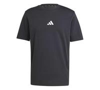 adidas Herren Essentials Small Logo Single Jersey Shirt, Black/White, XL