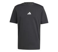 adidas Herren Essentials Small Logo Single Jersey T-Shirt Essentials Small Logo Single Jersey T-Shirt, schwarz / weiß, 3XL
