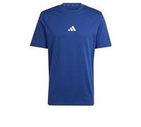 adidas Essentials Small Logo Single Jersey T-Shirt dunkelblau/weiß - XL