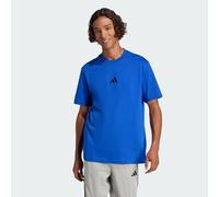 Adidas Herren T-Shirt Essentials JF1094 – Small Logo, Single Jersey – Team Royal Blue/Black L