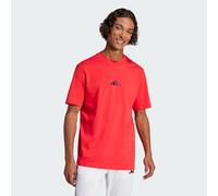 adidas Essentials Small Logo Single Jersey T-Shirt rot/schwarz - S