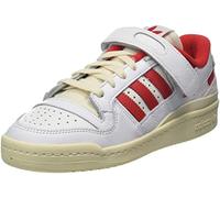 adidas Herren Forum 84 Low Sneaker, FTWR White Vivid Red Cream White, 38 EU