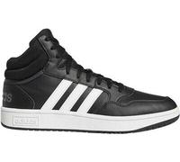 adidas Herren Hoops 3.0 Mid Lifestyle Basketball Classic Vintage Shoes, Core Black/Cloud White/Grey Six, 39 1/3 EU