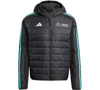 adidas Herren MERCEDES - AMG PETRONAS FORMULA ONE TEAM DNA PUFFER JACKET MEN, Black/White, XS