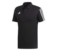 adidas Herren Fußballpolo Cotton Wurf 19, Weiß Schwarz, M, DU0867