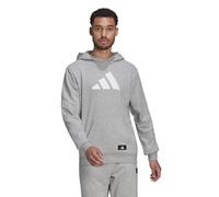 adidas Herren Future Icon 3-Bar Hoodie, Mittelgrau Heather, XL