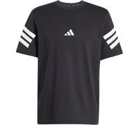 Adidas Herren Future Icons 3 Streifen T- Shirt Freizeitshirt schwarz weiß M